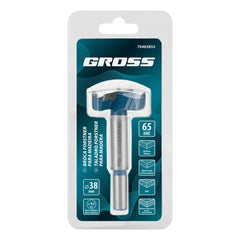 Broca Fresa Forstner Para Madeira 38mm Haste Cilíndrica 1pc Furos Precisos