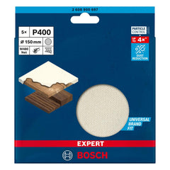 Disco De Lixa Bosch Expert M480 150mm G400 5 Peças
