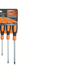 Jogo de Chaves de Fenda Ultragrip Plus 6 Peças Tramontina PRO Aço Cromo Vanádio Magnetizada DIN ISO 2380