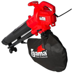 Soproaspirador de Folhas Elétrico Toyama 2000W 220V com Bolsa Coletora 40 Litros Triturador Jardinagem Limpeza Quintal