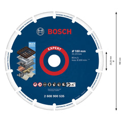 Disco De Corte Diamantado Bosch Expert 180mm