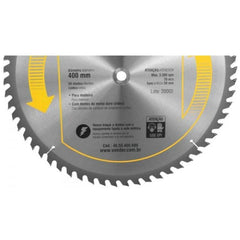 Lâmina Serra Circular Vídea 400x30x4,5mm 60D 3300 Rpm Vonder
