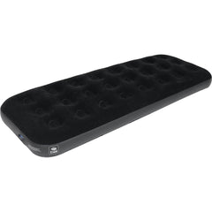 Colchão Inflável Solteiro Deluxe Comfort Bel Preto Toque Aveludado e Fácil de Guardar - Guimepa