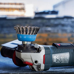 Escova De Aço Bosch Pro Metal Heavy Trançado 75mm