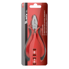 Alicate Universal Niquelado Mini 130mm Cabo Dupla Injeção Aço 45 MTX 178169