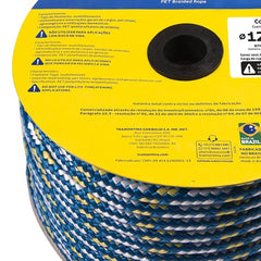 Corda Trançada Pet Multifilamento 12mm 105m 770,4kgf Tramontina Master Para Agro Pet