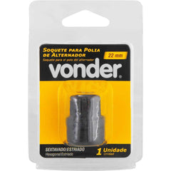 Soquete Multidentado 33 Dentes 22Mm Para Polia Alternador Vonder Aço Resistente