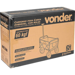Carrinho para Carga Dobrável 60Kg - Vonder