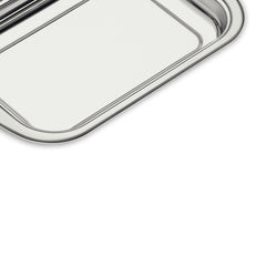 Kit Para Assar E Servir Tramontina Cosmos Em Aço Inox Acabamento Fosco 2 Peças