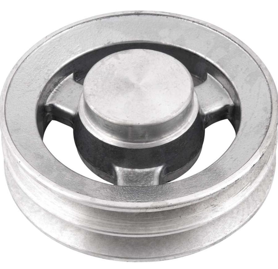 Polia alumínio 120mm 2 canais perfil a Vonder