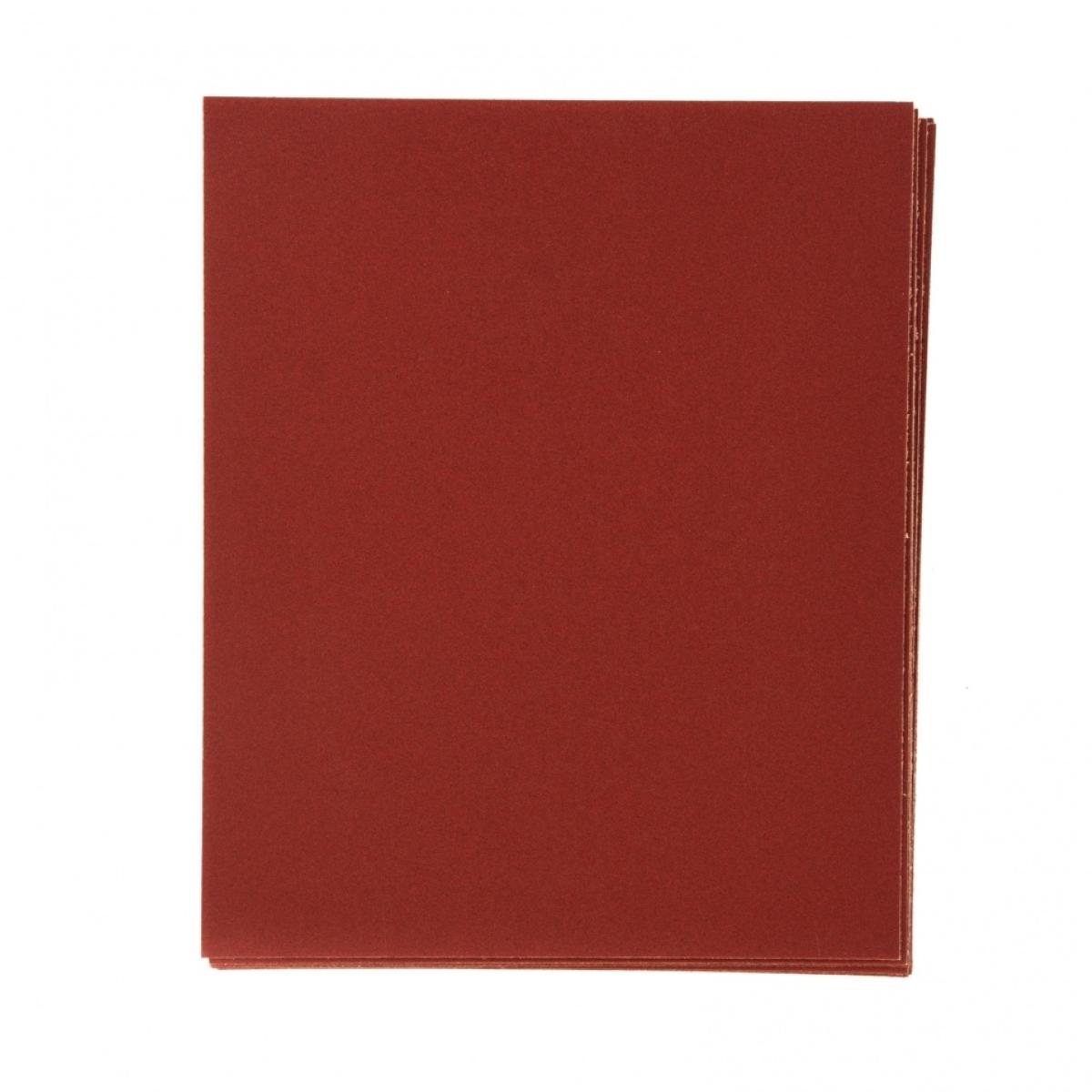Folha de Lixa Costado de Papel Grão 180 230x280mm 50 Peças Acabamento Impecável