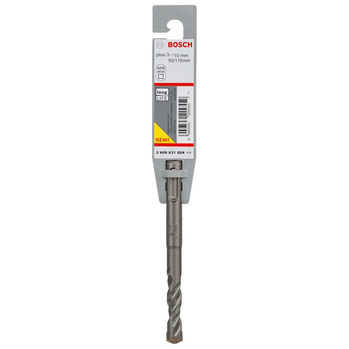 Broca Bosch Sds Plus-3 Para Concreto Ø10 X 50 X 110 mm