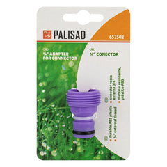 Conector Mangueira Macho Rosca Externa 3/4'' Encaixe Rápido ABS Palisad 657508