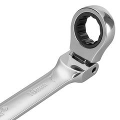 Chave Combinada Catraca Reversível 19mm CrV MTX 148719 Cabeça Móvel Cromado