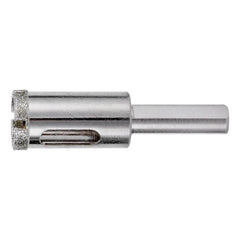 Broca Diamantada Para Vidro 18 X 67mm Haste Sextavada MTX Furos Precisos Sem Lascas