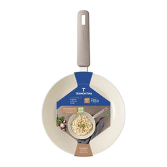 Frigideira Cerâmica 28 cm 2 L Alumínio Reciclado Veronese Tramontina Bege Mineral
