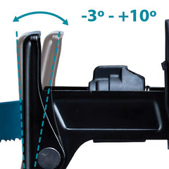 Serra Sabre Sem Fio 18V Portátil Com 2 Baterias Carregador Maleta 3 Lâminas DJR189RTJ Makita