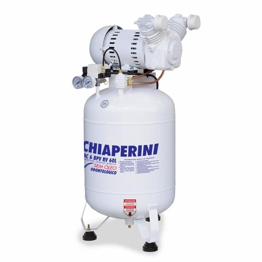 Motocompressor Odontológico Mono Aberto 1HP 60L Chiaperini