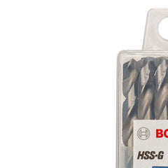 Broca Para Metal Bosch Aço Rápido Hss-G 7,7mm 10 Peças