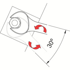 Chave Combinada 1.5/8'' Tramontina PRO Aço Cromo Vanádio DIN 3113 ISO 7738