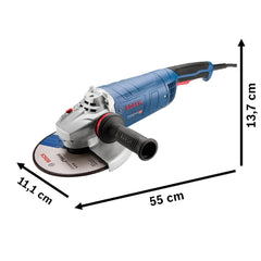 Esmerilhadeira Angular Bosch Gws 25-230 Vulcano 2500W 220V