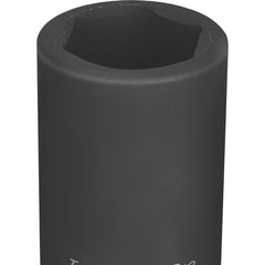 Soquete de Impacto Sextavado Longo 32mm 3/4'' Aço Cromo Molibdênio Tramontina PRO