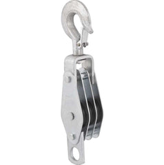 Moitão cadernal 650kg 3 roldanas 45x10mm c/ 2 peças Vonder
