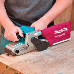 Lixadeira de Cinta 76Mmx610mm 1010W Industrial com Cinta de Lixa e Saco Coletor Pó 9920 220V Makita