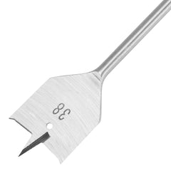 Broca Chata Para Madeira Longa 38mm 300mm Aço 45 Haste Hexagonal MTX 7040389