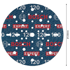 Jogo De Disco De Lixa Bosch Expert O780 150mm G120 C/ 6 Un