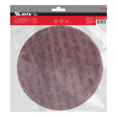 Disco de Lixa Telado com Velcro para Parede e Teto Grão 240 Diâmetro 225mm 5 Peças