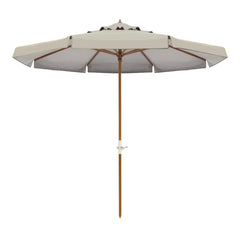 Ombrellone Madeira Cobertura PVC Manivela 2,70m Bege Bel Lazer