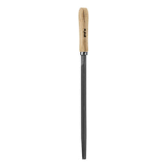 Lima Triangular Bastarda 10'' 250mm Cabo Madeira Aço Carbono MTX 1603655 Precisão Acabamento