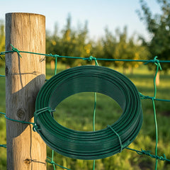 Arame Revestido em PVC BWG 14 Verde com 1 Kg Tradestar