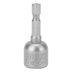 Soquete Magnético Parafusadeira 7/16 Pol 45mm 5 Pçs Precisão Profissional