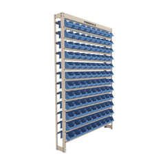Estante Gaveteiro com 108 Gavetas n3 Azul e bege Presto