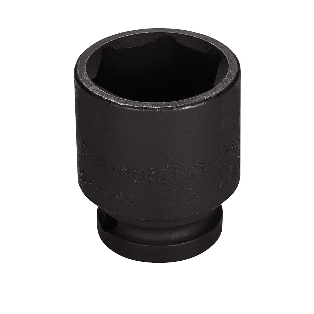 Soquete Impacto 27mm Cromo Molibdênio 1/2'' Tramontina PRO