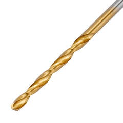 Broca Aço Rápido Nitreto Titânio 3mm Haste Cilíndrica 1PC Profissional MTX