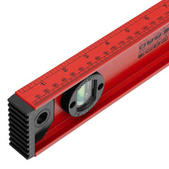 Nível Alumínio Reforçado 1000mm 3 Bolhas 40pol MTX Rail Precisão 1mm/m