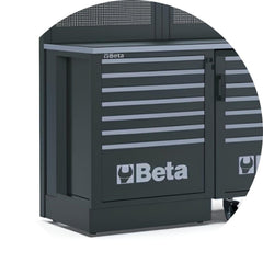 Conjunto de Móveis Oficina com Bancada Armário Parede Carrinho Painel Ferramenta RSC50 F Beta