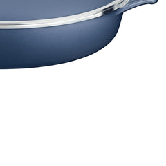 Frigideira 32 Cm 4,3 L Alumínio Forjado Starflon Indução Tramontina Lyon Azul Elementar