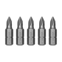 Bits Phillips PH1 Cromo Vanádio 25mm 5pcs Haste 1/4'' MTX 1166455 Durabilidade