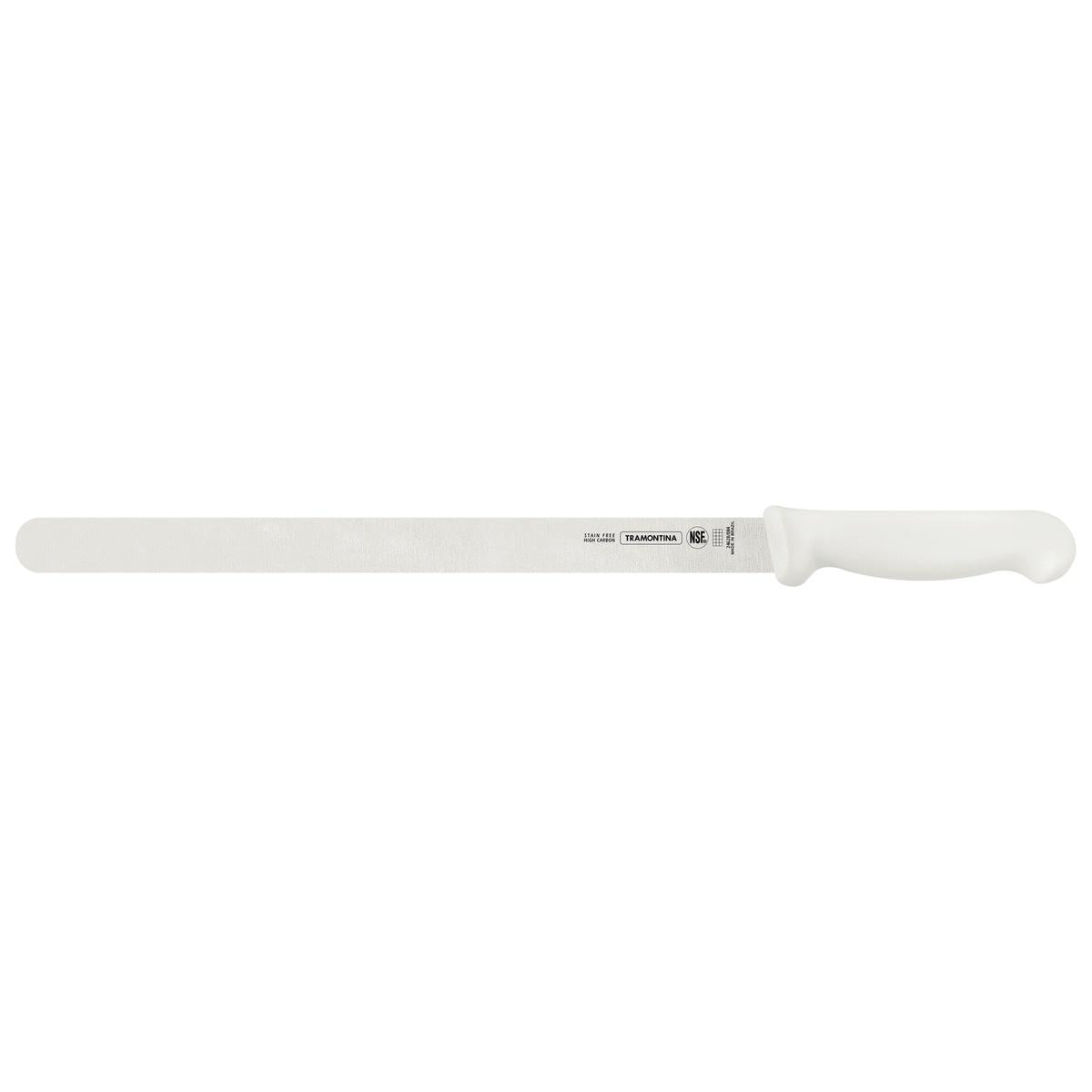 Faca Para Fiambres Tramontina Profissional Master 14 Polegadas 35 cm Aço Inox Cabo Branco