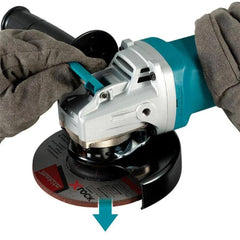 Esmerilhadeira Angular 125Mm X-Lock Industrial 1400W Com Punho Lateral Protetor GA5080R 127V Makita