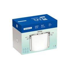 Caldeirão Tramontina Brava Aço Inox Fundo Triplo 24 Cm 7,7 L Indução