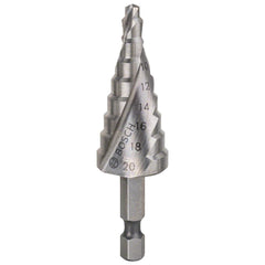 Broca Escalonada Bosch Aço Rápido Para Metal Hss 4-20mm Hex