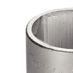 Soquete Sextavado 50mm 3/4'' Aço Cromo Vanádio Acabamento Cromado Norma DIN 3124 Tramontina PRO