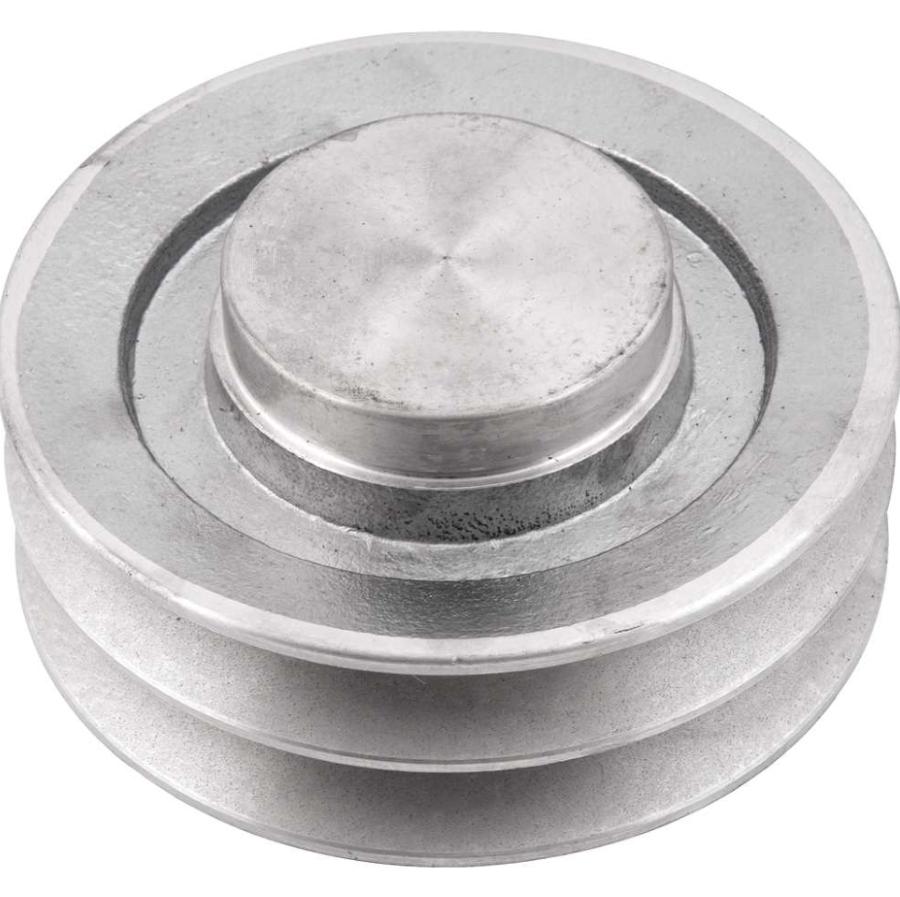 Polia alumínio 130mm 2 canais perfil b Vonder