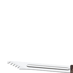 Pegador De Carne Tramontina Churrasco Aço Inox E Cabo Polywood Castanho Resistente A Altas Temperaturas