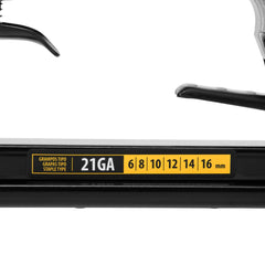 Grampeadora Pneumática 21GA 6-16mm 125 Grampos Alumínio Robusta Denzel PS8016